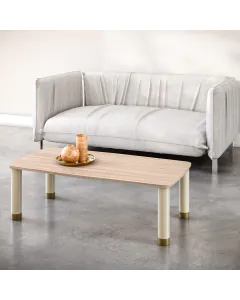 Mesa de Centro em Madeira e Ferro Asti
