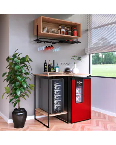 Balcão Industrial para Adega e Cervejeira