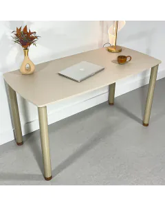 Mesa de Jantar e Escritório em Madeira e Ferro Asti 