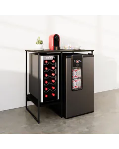 Balcão Industrial para Adega e Cervejeira Preto