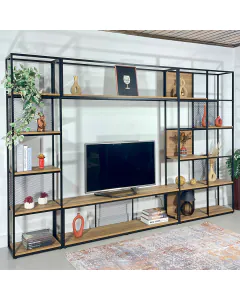 Conjunto Estante DELF 302x30x200cm