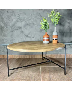 Mesa de Centro Redonda Clean