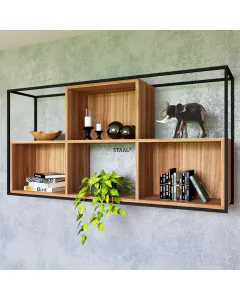 Prateleira Industrial com Nichos Grande